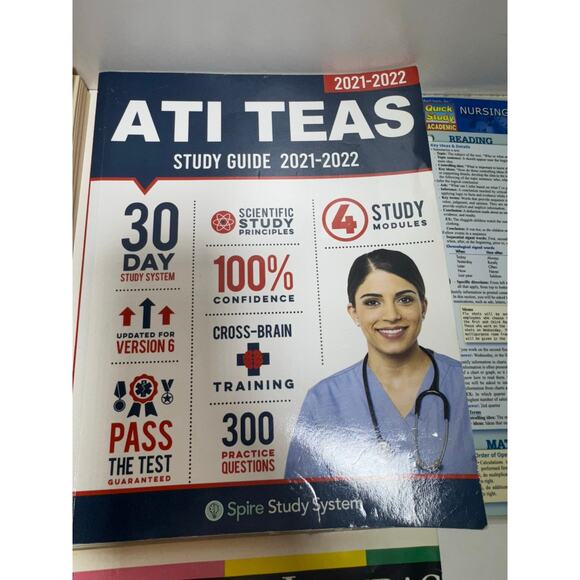 McGraw Hill ATI TEAS Study Guide Practice Tests Lot Of Three - Picture 2 of 12